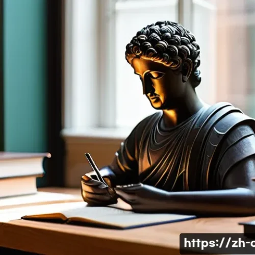 문화예술사 자격증 관련 추천 도서 - **Prompt: "A young person, appearing to be a college student, is comfortably seated at a sturdy wood...