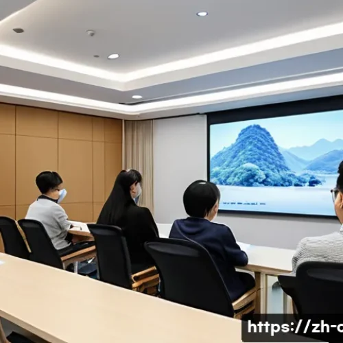 문화예술사 자격증 갱신 절차 - A professional setting of a cultural arts certificate renewal workshop in modern China, showing a di...